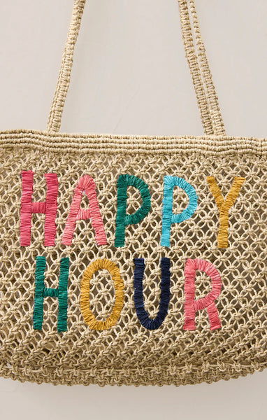 Happy Hour Woven Tote by Z Supply