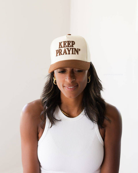 Keep Prayin' Hat / Brown