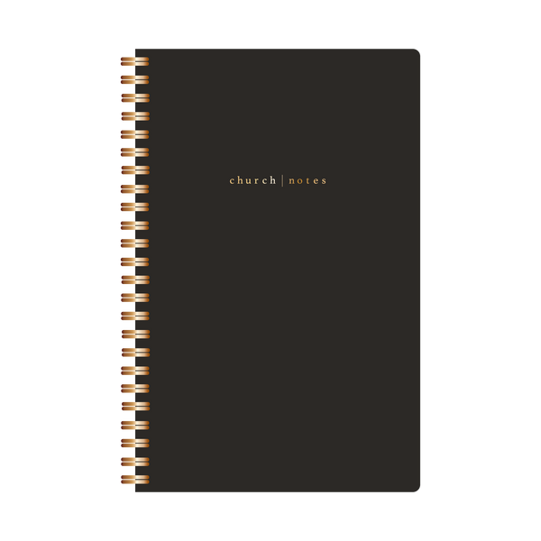 Church Notes Notebook / Black