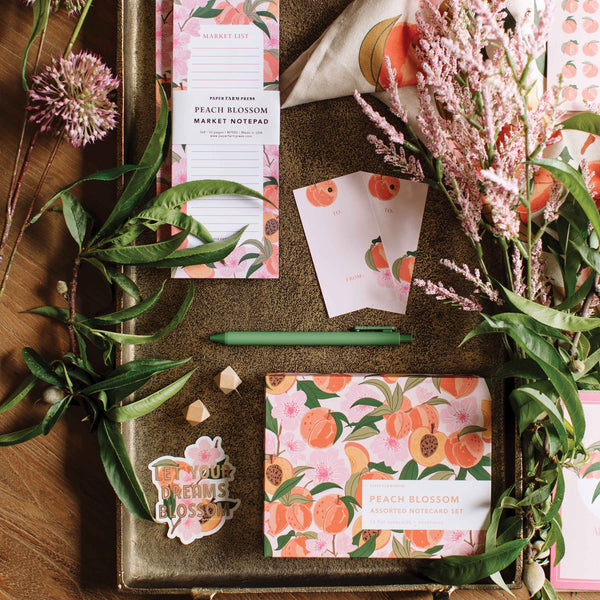 Let Your Dreams Blossom Peach Sticker