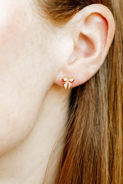 Linny Co. Collins Bow Stud Earrings