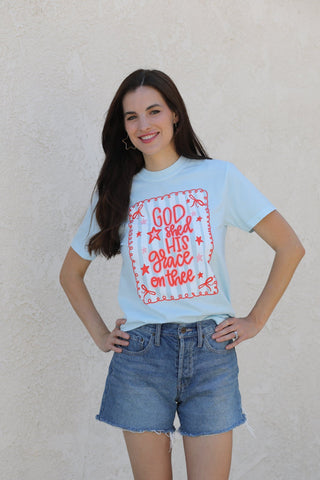 Grace On Thee Graphic Tee