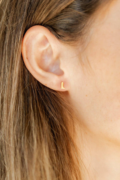 Petite Cowgirl Boot Screwback Stud Earrings