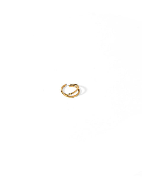 Nylah Huggie Earrings / Gold 8mm