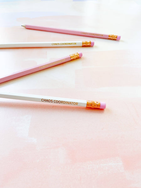 Chaos Coordinator Hex Pencil Set / Blush Pink