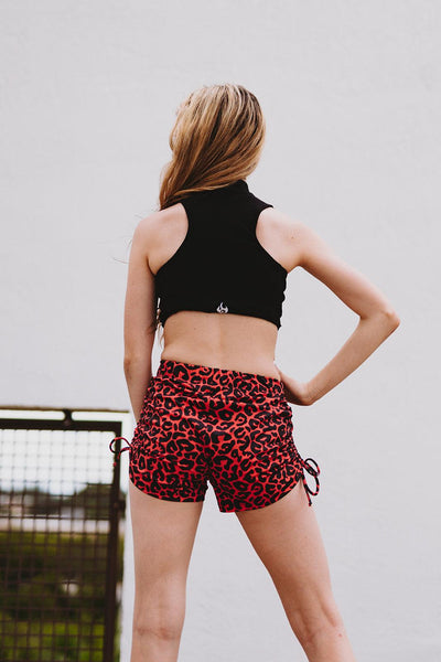 *Pre-Loved* Werk Shorts / Red Cheetah