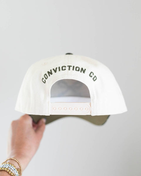 Jesus is King Camo Bow Hat