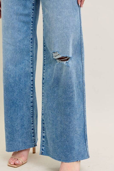 Judy Blue Conrad Vintage Wide Leg Jeans