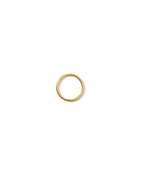 Ava Huggie Infinity Hoop Earrings / Gold 10mm