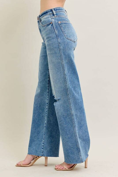 Judy Blue Conrad Vintage Wide Leg Jeans