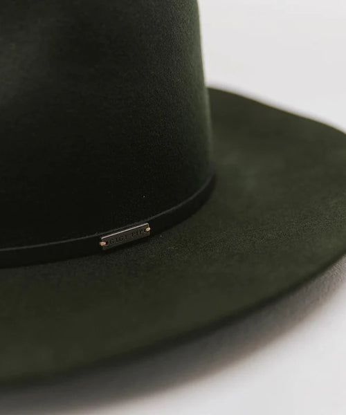 Gigi Pip Rowan Fedora / Dark Green