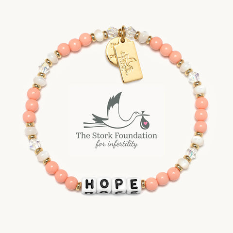 Little Words Project HOPE for Infertility Stork Foundation Bracelet *final sale*