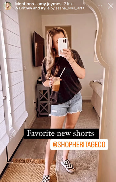 The Vintage Distressed Shorts *final sale*