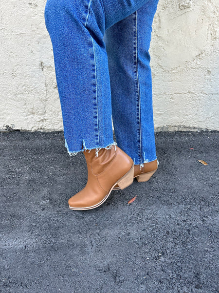 Lariat Leather Bootie