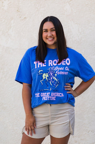 Rodeo Forever Graphic Tee / Blue