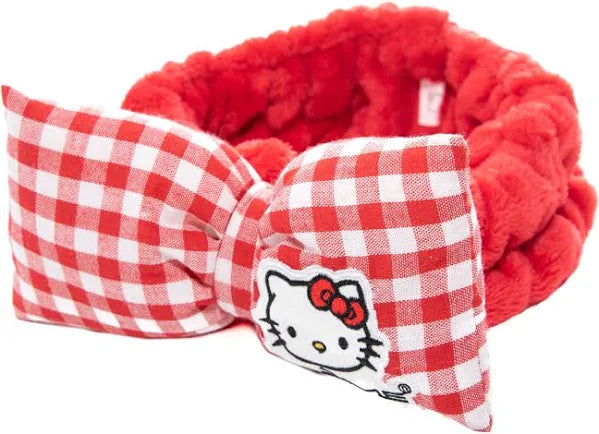 Hello Kitty Spa Headband / Red Gingham *final sale*