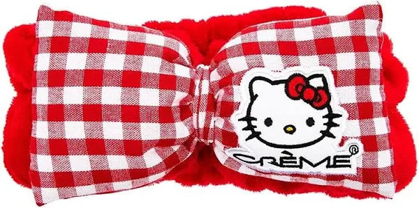 Hello Kitty Spa Headband / Red Gingham *final sale*