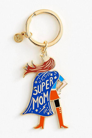 Super Mom Keychain