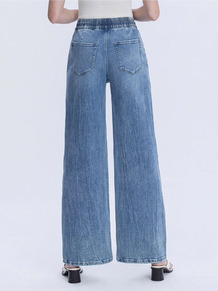 Olivia High Rise Elastic Waistband Jeans