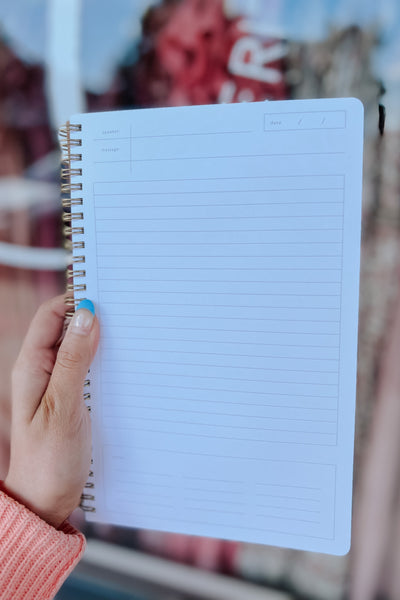 Church Notes Spiral Notebook / Greenwood