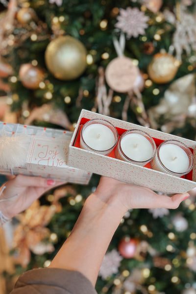 Mulled Wine Very Merry Votive Set