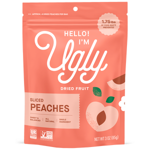 Ugly Co. 3oz Dried & Sliced Peaches