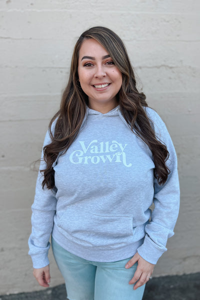 Valley Grown Hoodie / Heather Grey