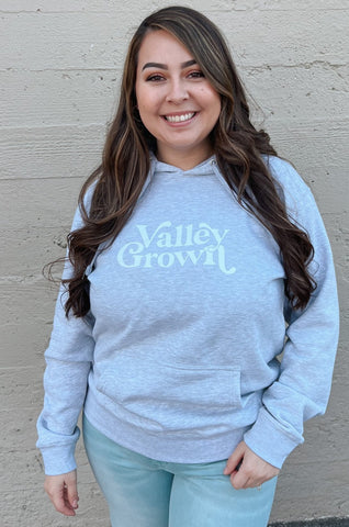 Valley Grown Hoodie / Heather Grey