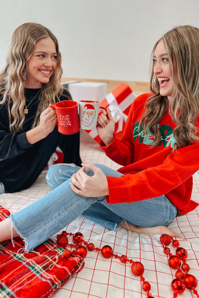 Most Wonderful Time Santa Mug