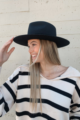 Gigi Pip / Miller Fedora Black *final sale*