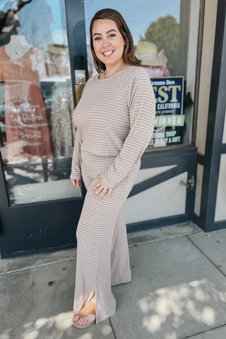 Coffee Date Knit Top *final sale*