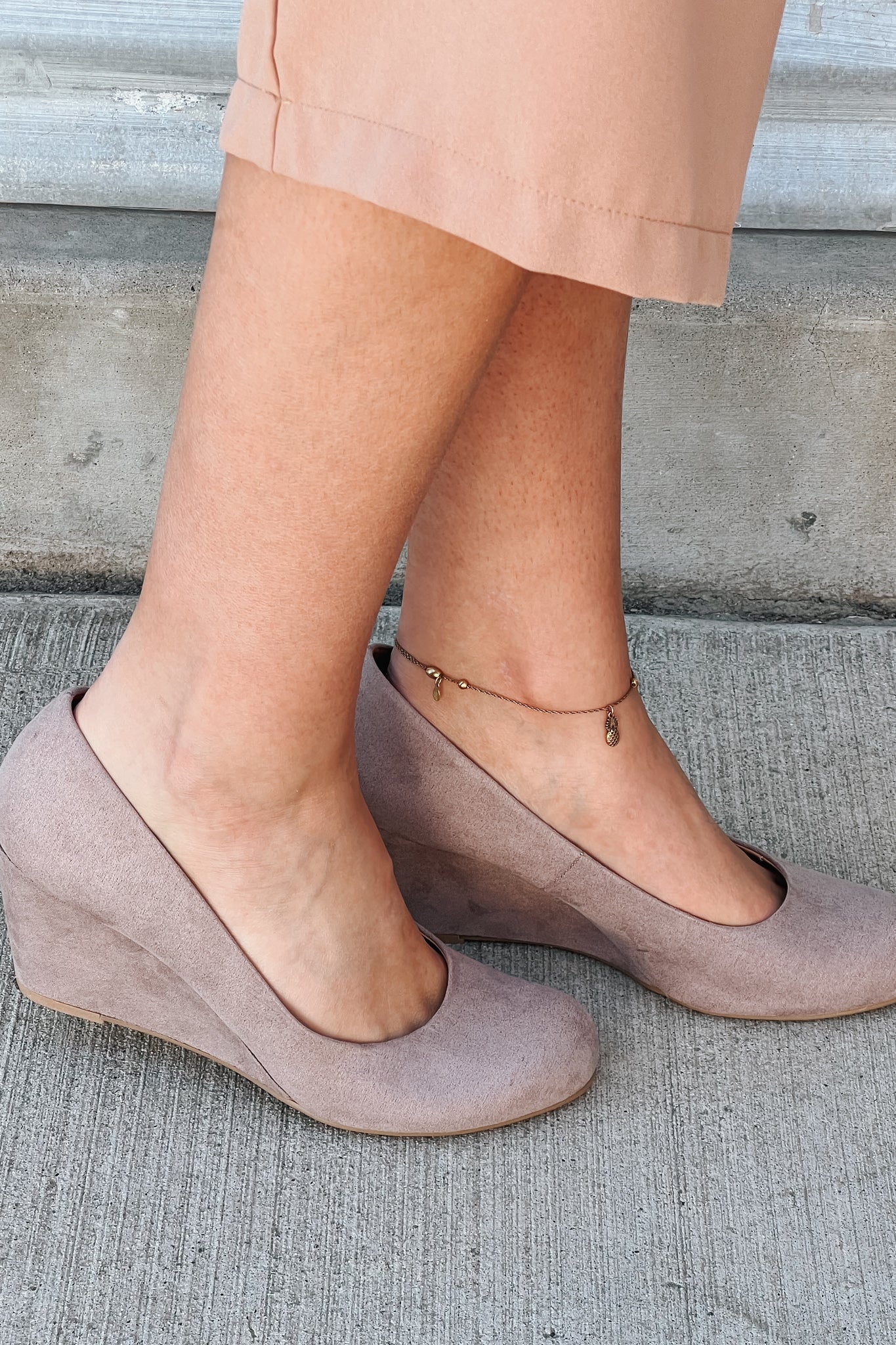 Chinese Laundry Nima Suede Wedge *final sale*
