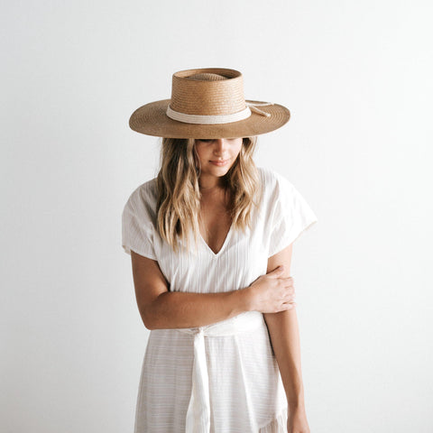 Gigi Pip / Bre Straw Hat / Natural