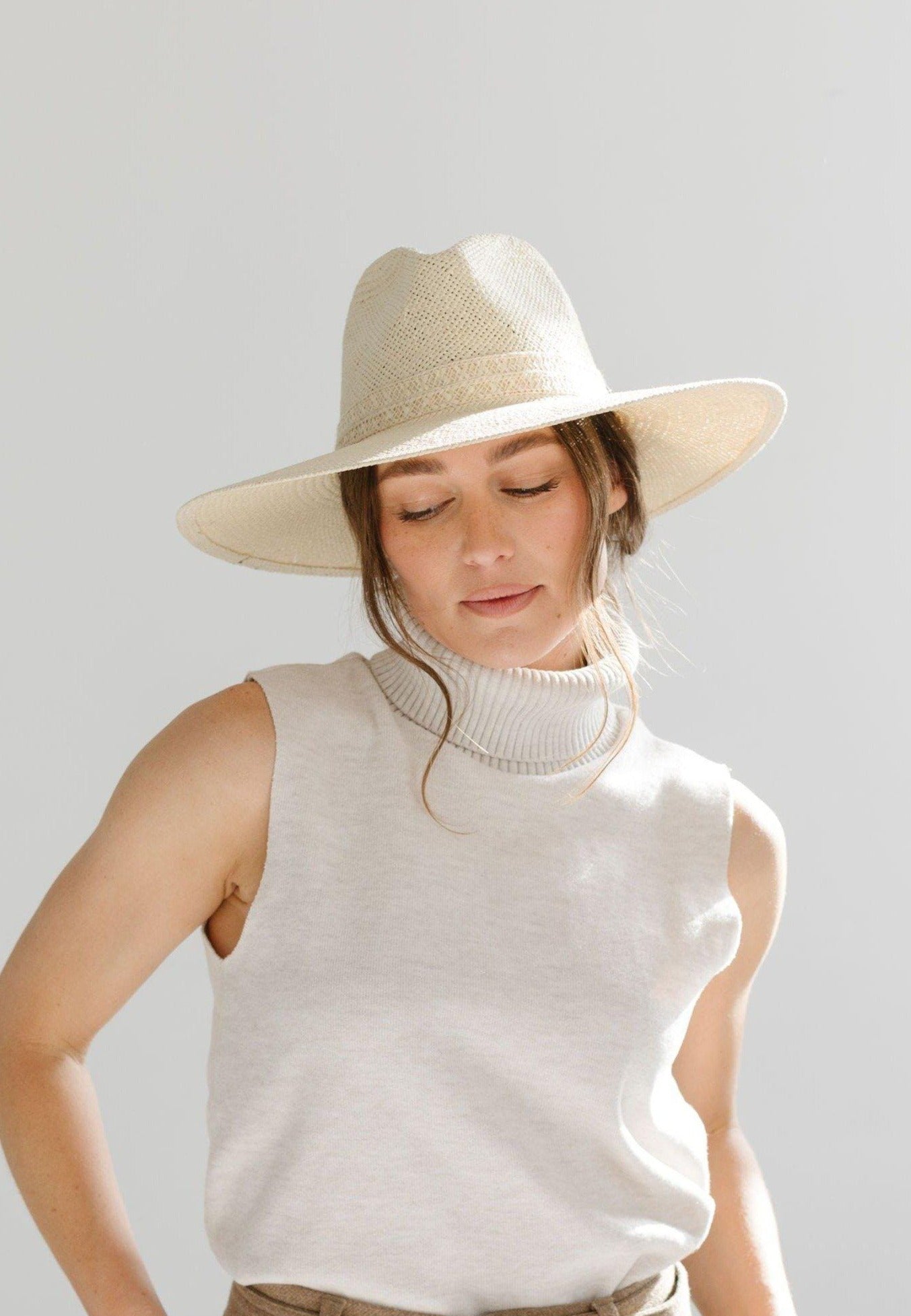 Gigi Pip / Fiona Straw Fedora