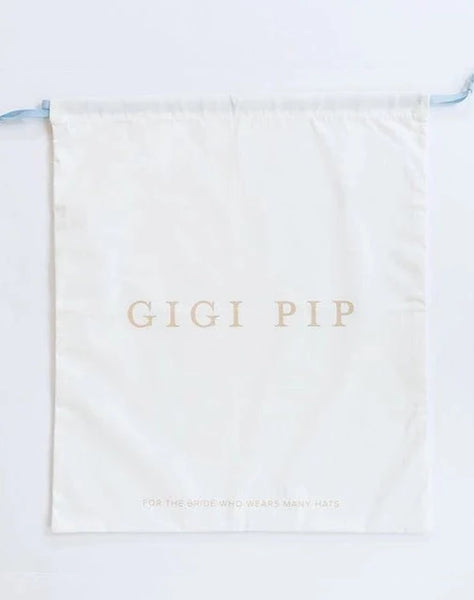 Gigi Pip / Keepsake Bag in Bridal Blue