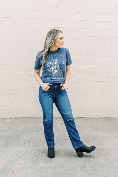 Saturday Straight Jean / Dark Denim