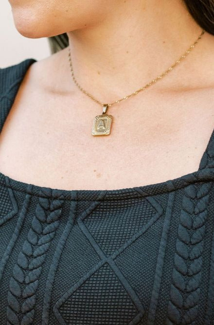 Golden Dream Monogram Necklace