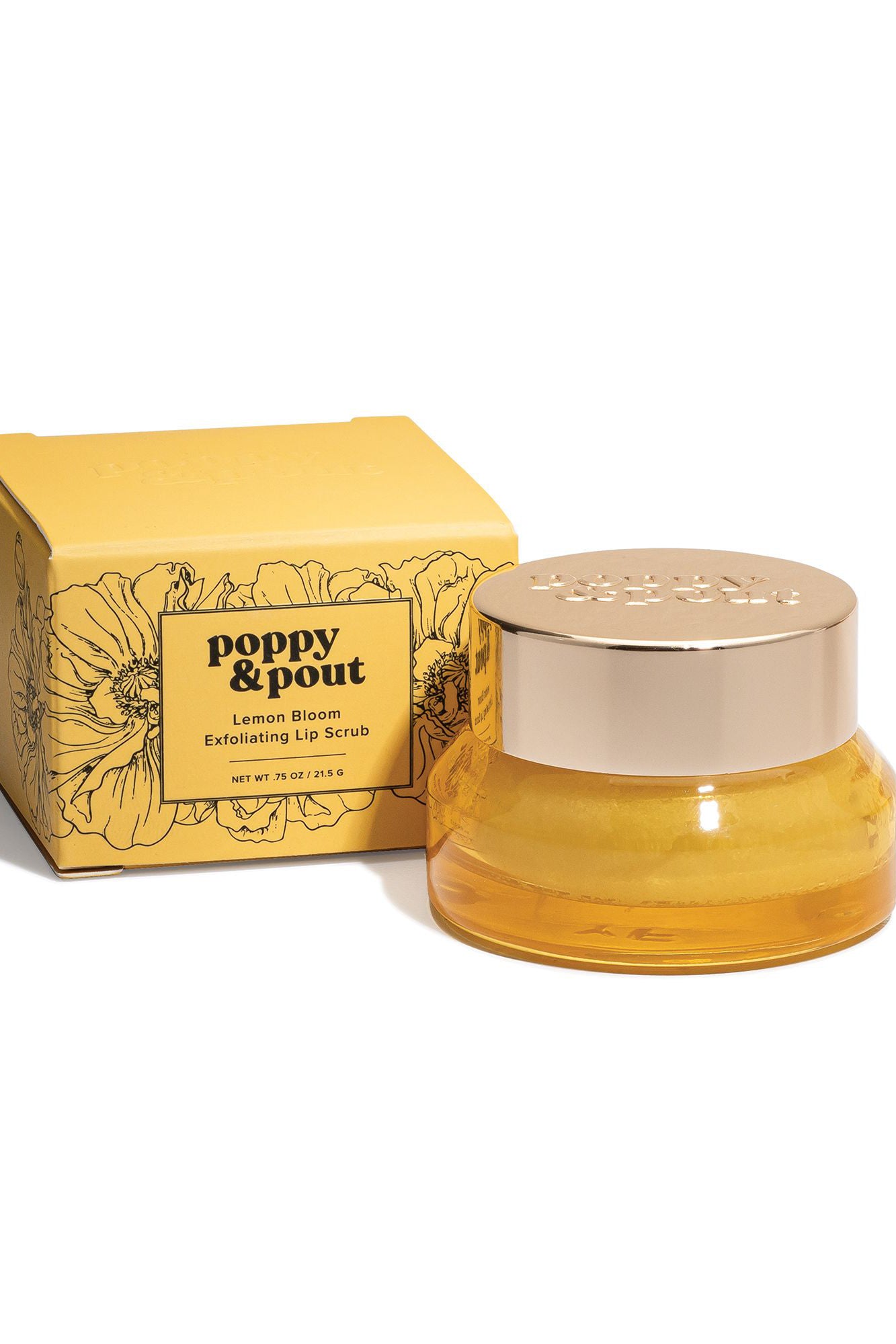 Poppy & Pout Lip Scrub / Lemon Bloom